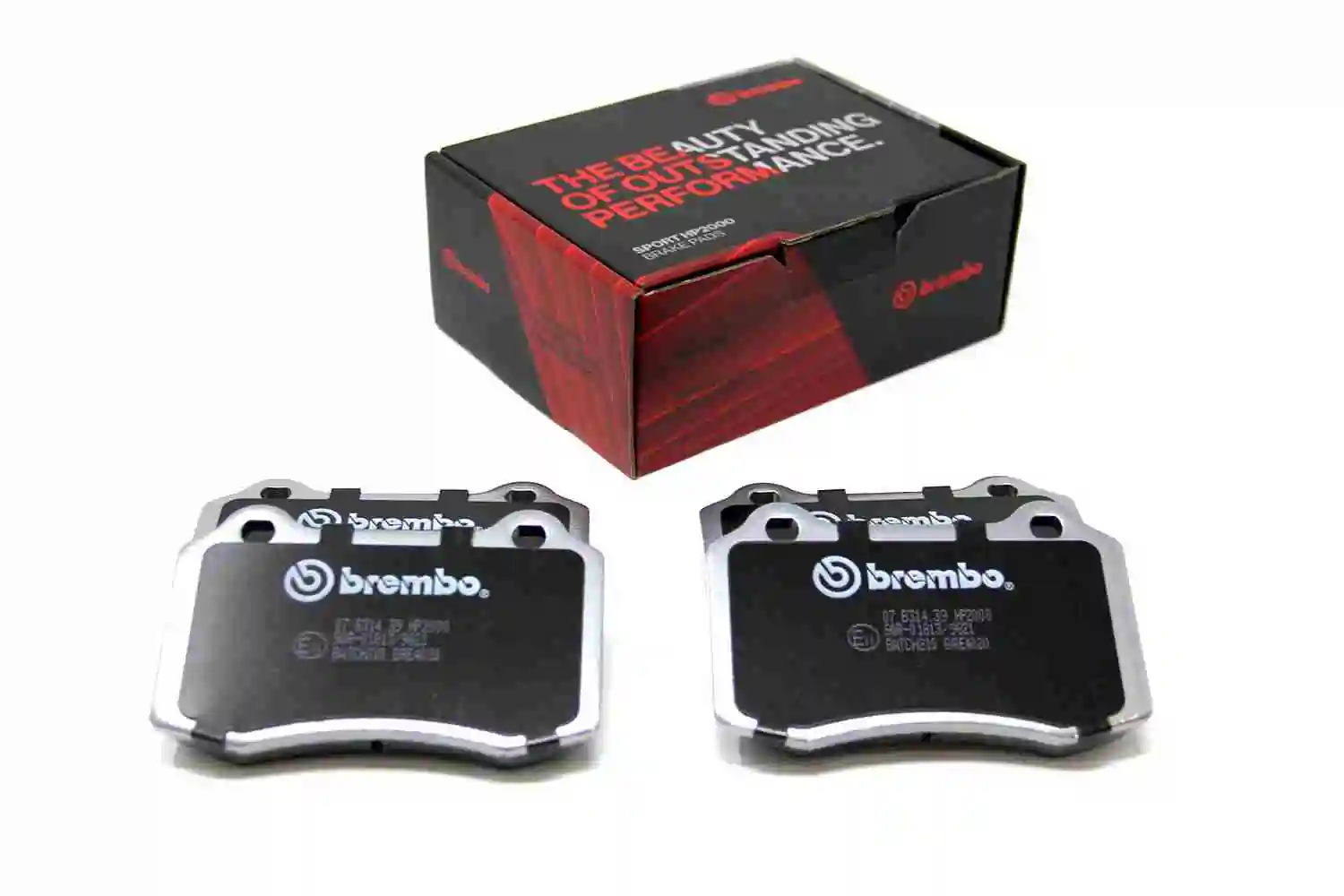 Raceing-piduriklotsi komplekt BREMBO 07.B314.39