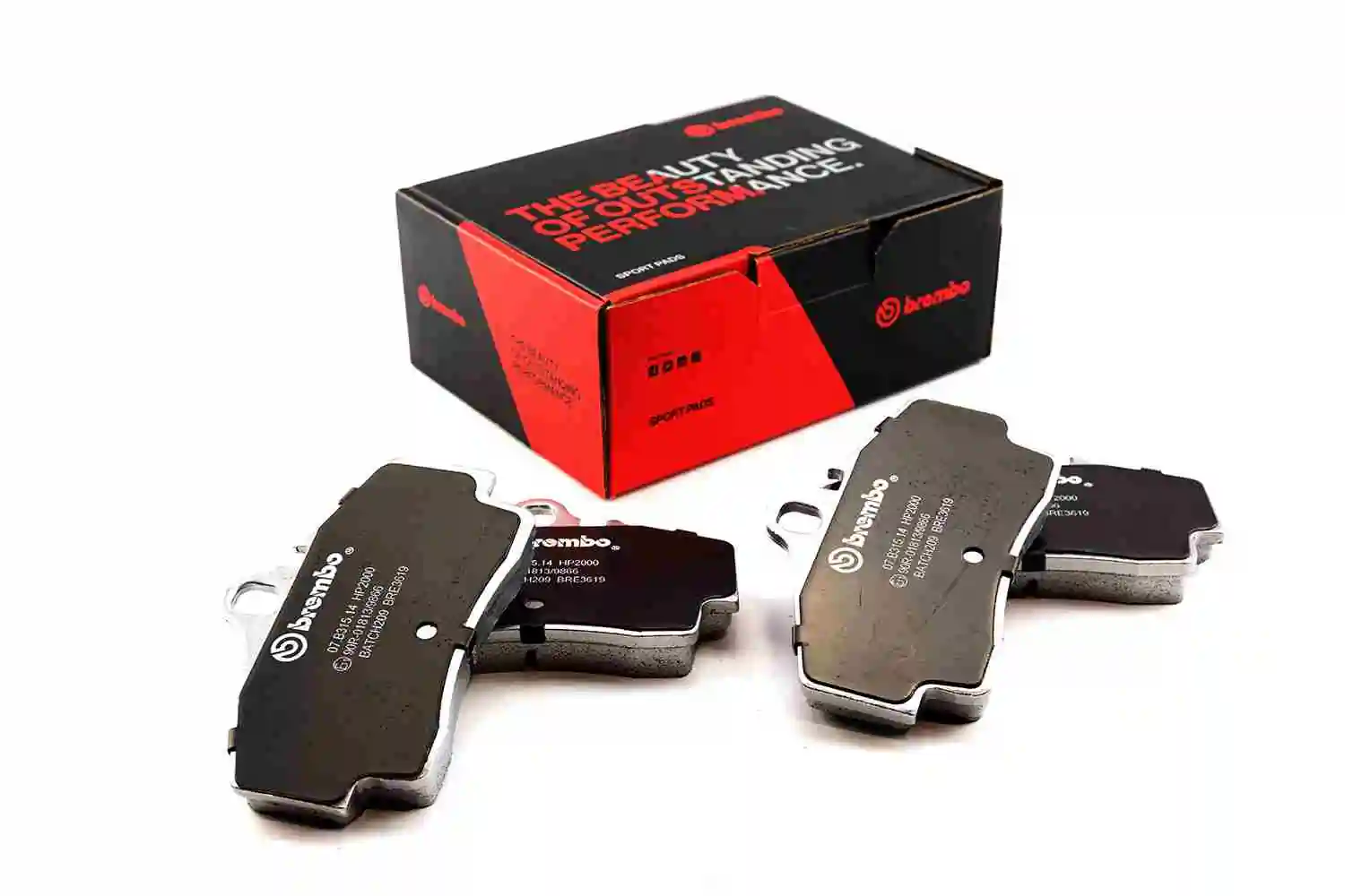 Raceing-piduriklotsi komplekt BREMBO 07.B315.14