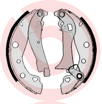 Piduriklotside komplekt BREMBO S 23 506