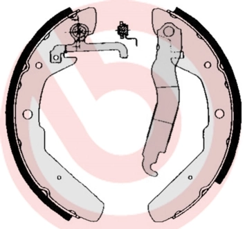 Piduriklotside komplekt BREMBO S 85 517