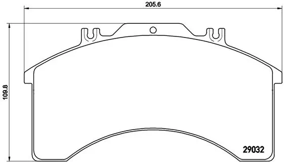 Piduriklotsi komplekt, ketaspidur BREMBO P A6 015