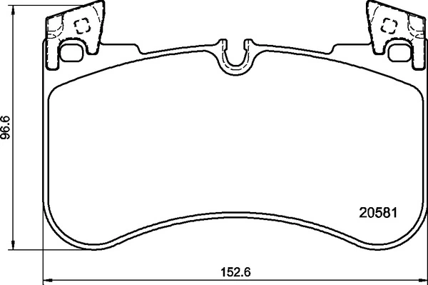 Piduriklotsi komplekt, ketaspidur BREMBO P 44 029