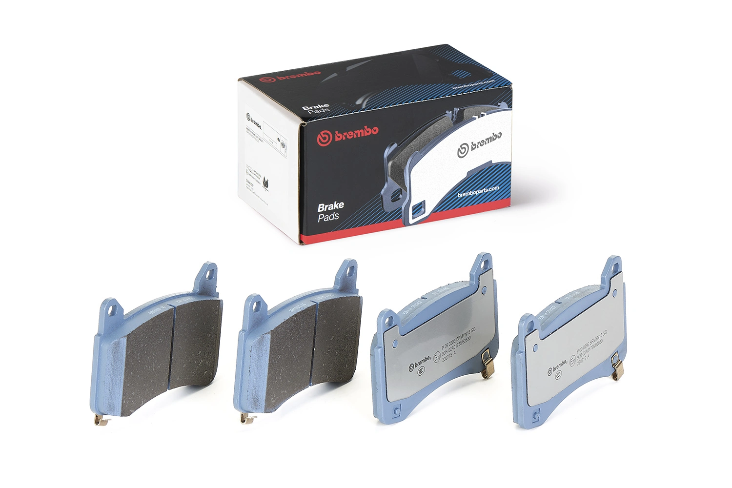 Piduriklotsi komplekt, ketaspidur BREMBO P 09 029E