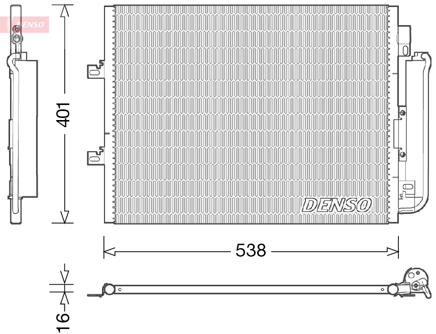Kondensaator, kliimaseade DENSO DCN23026
