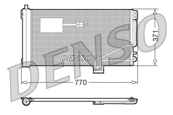 Kondensaator, kliimaseade DENSO DCN17015