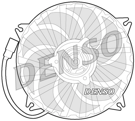 Ventilaator, mootorijahutus DENSO DER07007