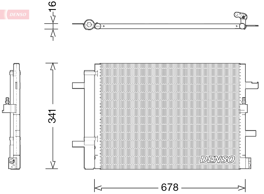 Kondensaator, kliimaseade DENSO DCN02026