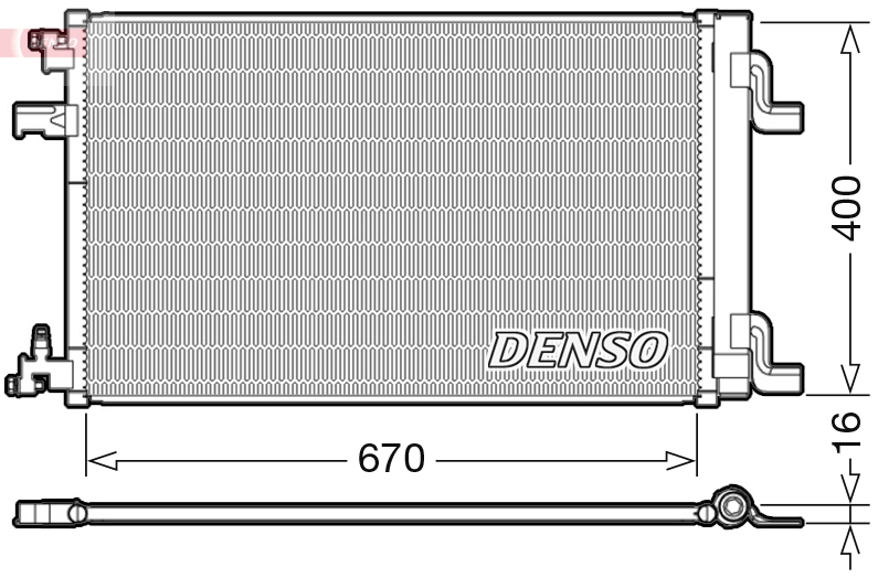Kondensaator, kliimaseade DENSO DCN20002