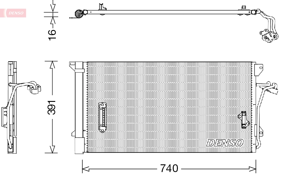 Kondensaator, kliimaseade DENSO DCN02027