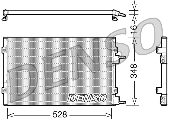 Kondensaator, kliimaseade DENSO DCN06003