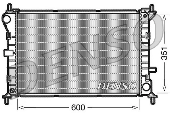 Radiaator, mootorijahutus DENSO DRM10051