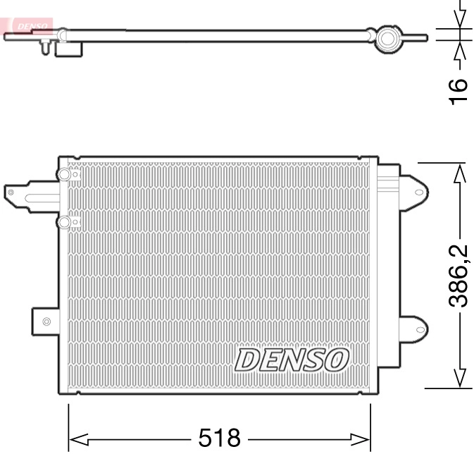 Kondensaator, kliimaseade DENSO DCN02005
