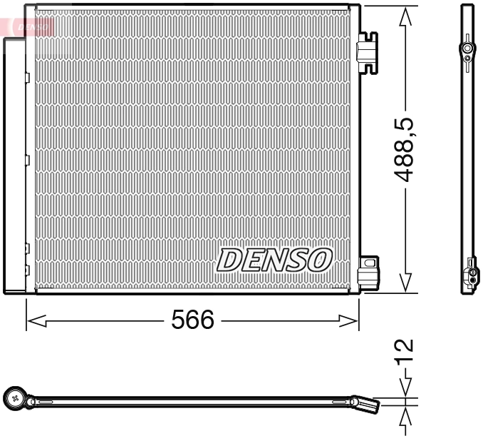 Kondensaator, kliimaseade DENSO DCN46026
