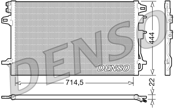 Kondensaator, kliimaseade DENSO DCN06005