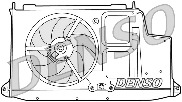 Ventilaator, mootorijahutus DENSO DER21012