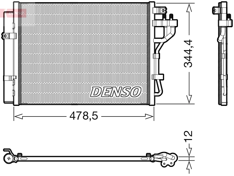 Kondensaator, kliimaseade DENSO DCN43006