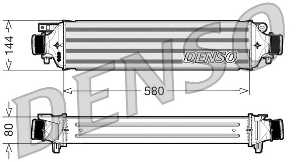 Kompressoriõhu radiaator DENSO DIT09108