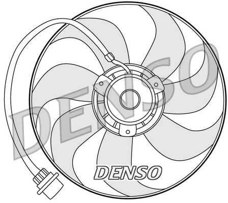 Ventilaator, mootorijahutus DENSO DER32001