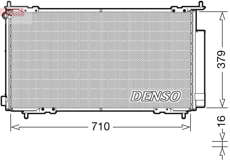 Kondensaator, kliimaseade DENSO DCN40015