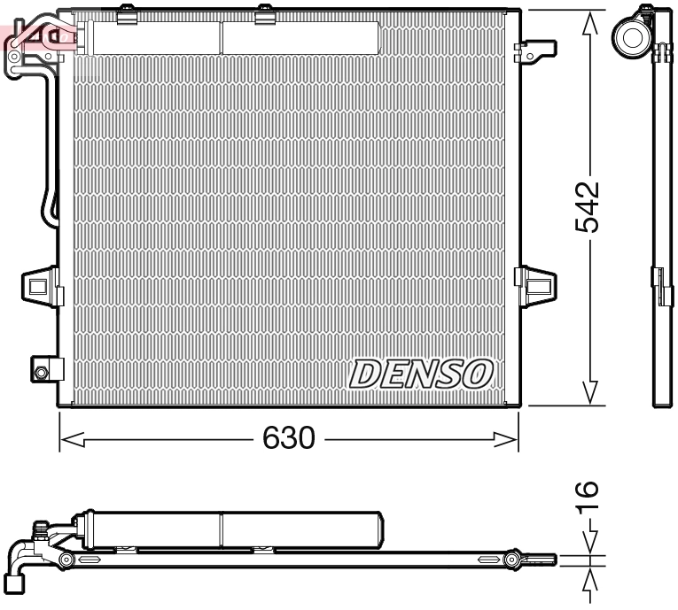 Kondensaator, kliimaseade DENSO DCN17057