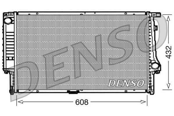 Radiaator, mootorijahutus DENSO DRM05061