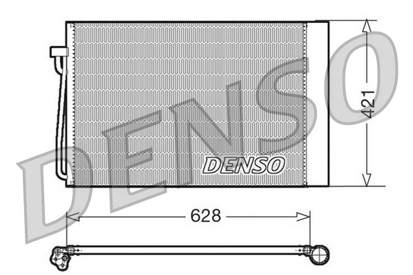 Kondensaator, kliimaseade DENSO DCN05018