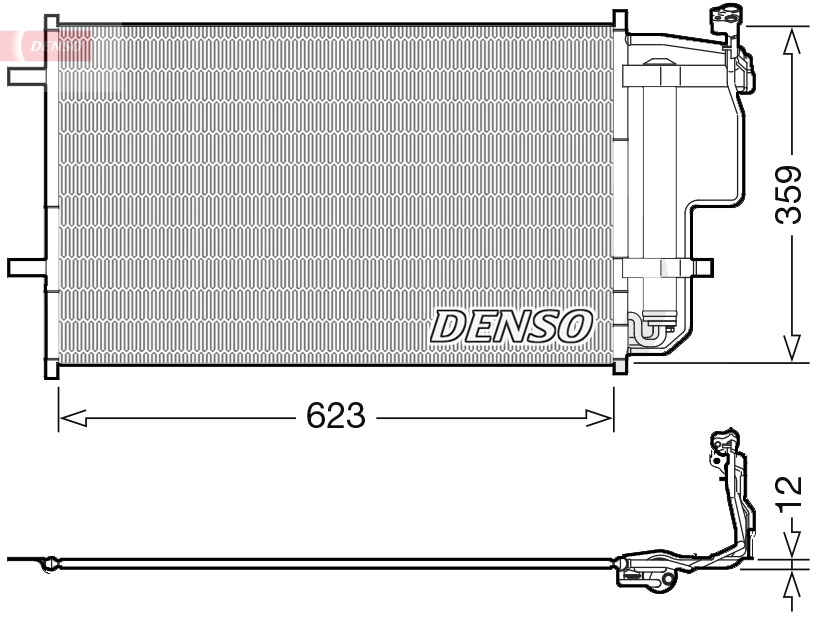 Kondensaator, kliimaseade DENSO DCN44011