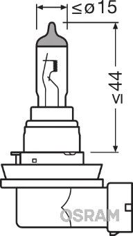 Hõõgpirn, udutuled ams-OSRAM 64219L+