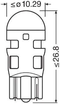 Hõõgpirn, salongivalgusti ams-OSRAM 2825DRP-02B