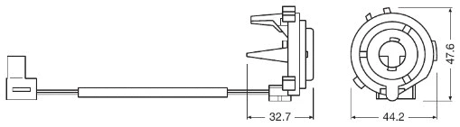 Pirnipesa, põhilatern ams-OSRAM 64210DA07