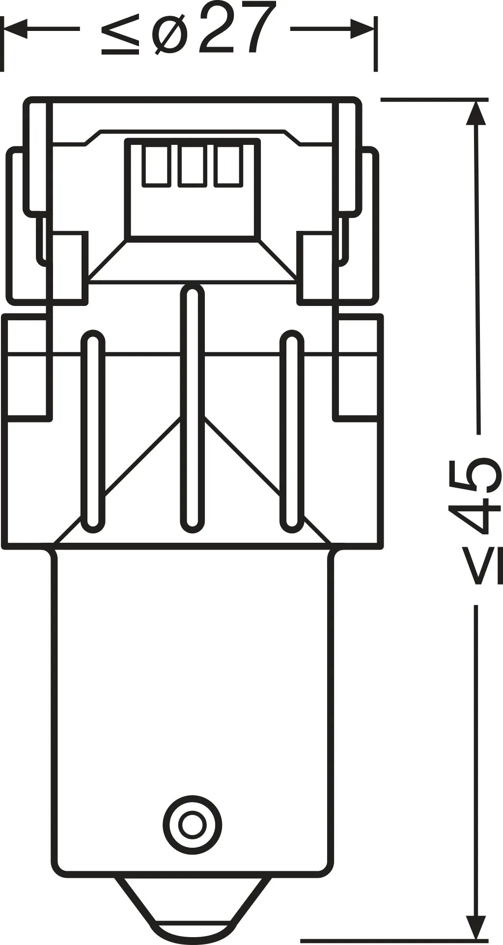 Hõõgpirn, Suunatuli ams-OSRAM 7507DYP-2BL