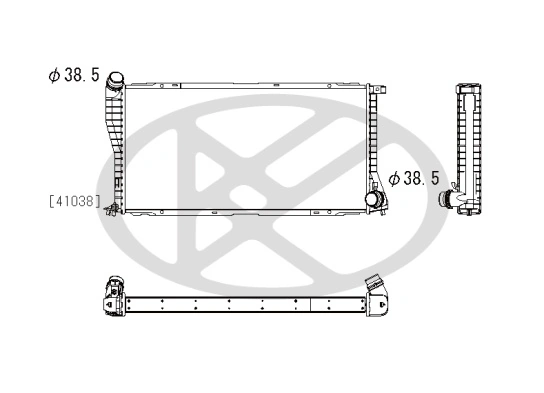 Radiaator, mootorijahutus KOYORAD PL422370