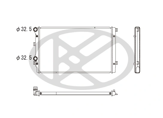 Radiaator, mootorijahutus KOYORAD PL452662