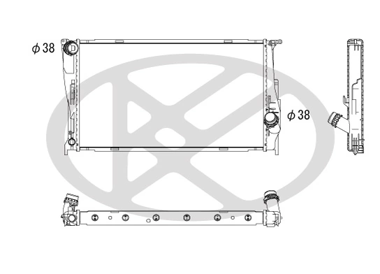 Radiaator, mootorijahutus KOYORAD PL422085