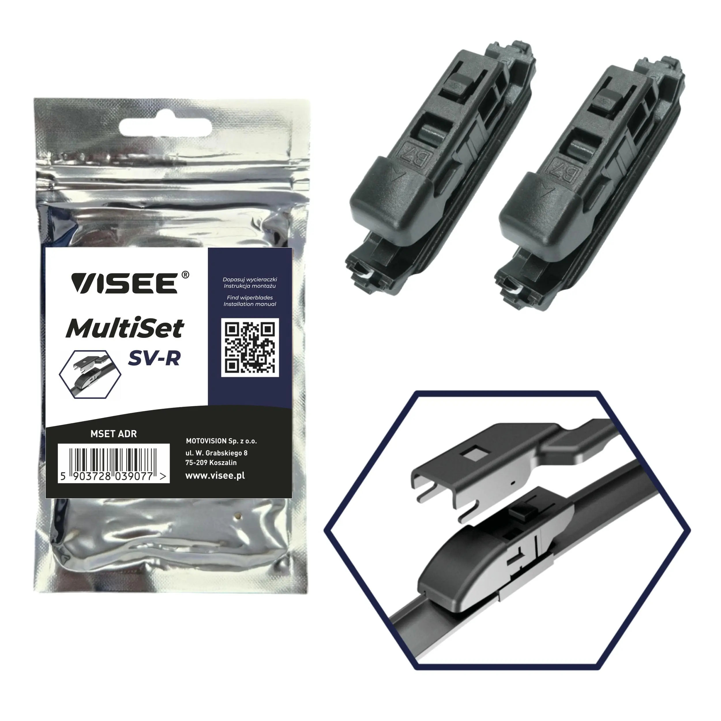 Klaasipuhastaja kumm VISEE MSET ADR