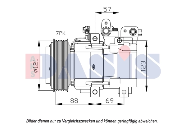 Kompressor, kliimaseade AKS DASIS 852672N