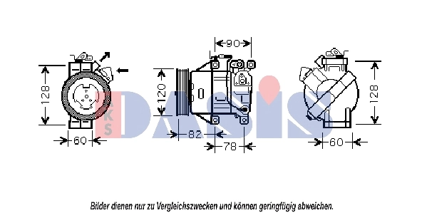 Kompressor, kliimaseade AKS DASIS 851891N