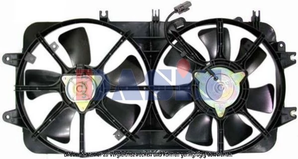 Ventilaator, mootorijahutus AKS DASIS 118054N