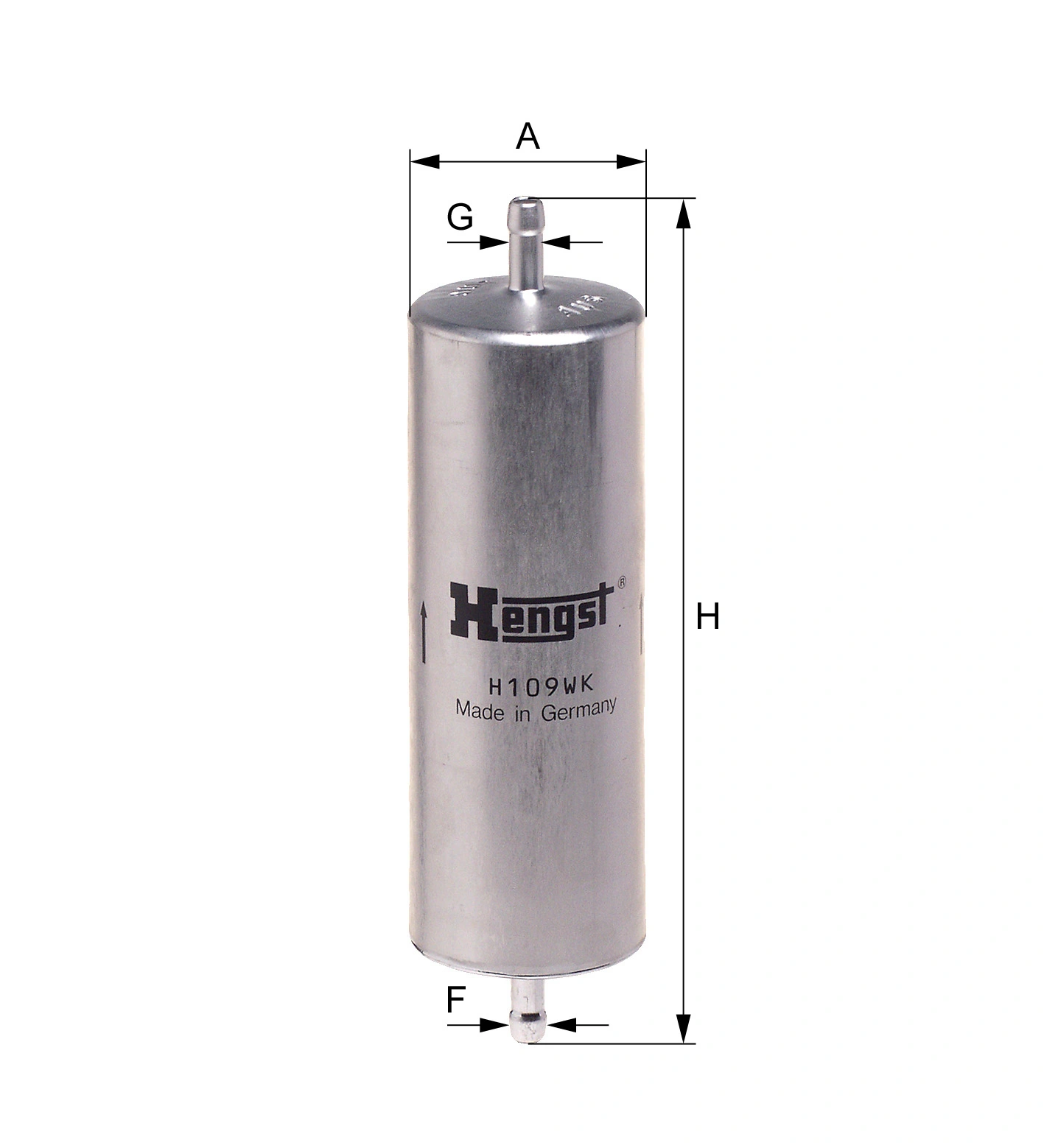 Kütusefilter HENGST FILTER H109WK
