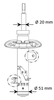 Amort KYB 3338070