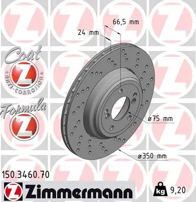 Piduriketas ZIMMERMANN 150.3460.70