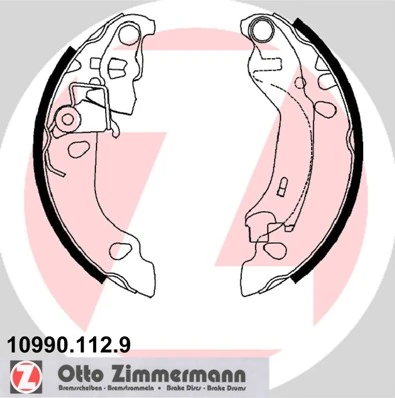 Piduriklotside komplekt ZIMMERMANN 10990.112.9
