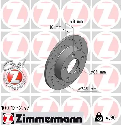 Piduriketas ZIMMERMANN 100.1232.52
