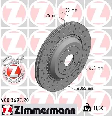 Piduriketas ZIMMERMANN 400.3697.20