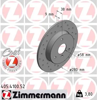 Piduriketas ZIMMERMANN 405.4100.52