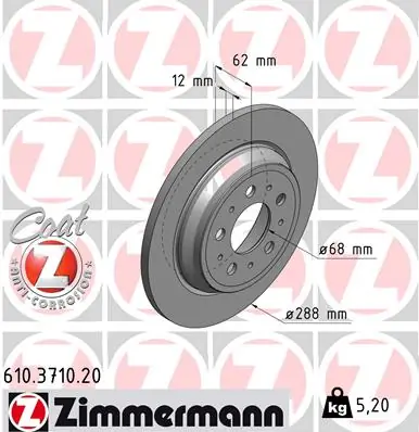 Piduriketas ZIMMERMANN 610.3710.20