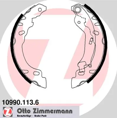 Piduriklotside komplekt ZIMMERMANN 10990.113.6