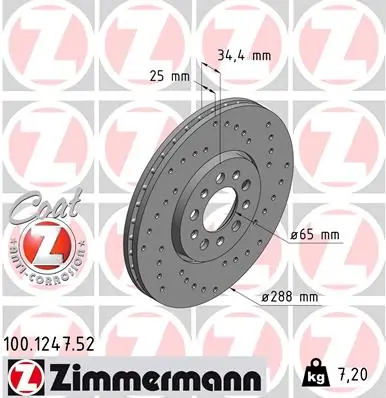 Piduriketas ZIMMERMANN 100.1247.52
