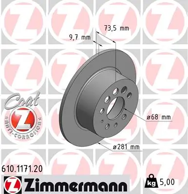 Piduriketas ZIMMERMANN 610.1171.20