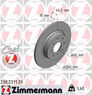 Piduriketas ZIMMERMANN 230.2371.20